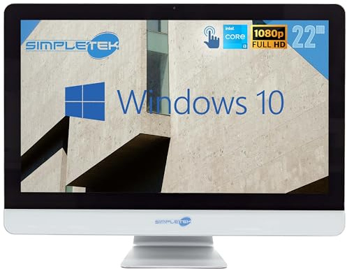 All in One AiO Touch Screen | 22 Full HD Core i3 3120M 2,5 GHz Windows 10 Pro | 8 Go RAM SSD 240 Go | Webcam Écran