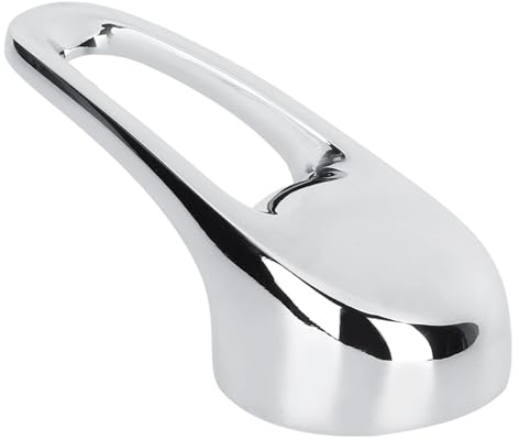 Tbest Wasserhahn Griff Ersatz, Einhebelgriff Mit Zinklegierung Material Langlebig Und Einfache Installation Für Badezimmer Waschtischmischer 35 Mm