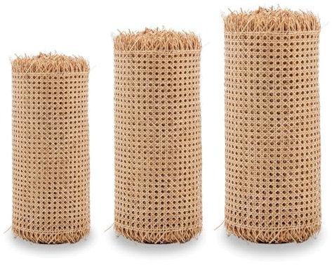 Wiener Geflecht Naturmaterial Rattan Gurtband Cane Webbing Rattan Roll Wasserdicht Wiener Geflecht Meterware Für DIY Projekte, Bastelprojekte, Heimdekoration (Size : 0.6m x 1m)