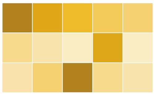 Ulticool – Sticker Wasserdicht Aufkleber Fliesen - Gelb Ocker Moderne Sonne - 15x15 cm - 15 Stück Selbstklebende Fliesenaufkleber aus Folie - für Wand WC Badezimmer Küchenwand Küche - Sticky Tiles