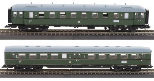 Tillig 01084 TT 2er Set Personenwagen 'D 118 Leipzig-Köln', DR, Ep.III