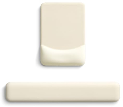 AOKSUNOVA Ergonomisch Mauspad mit Gelkissen Tastatur Handballenauflage Mousepad mit Handauflage Handgelenkstütze Khaki