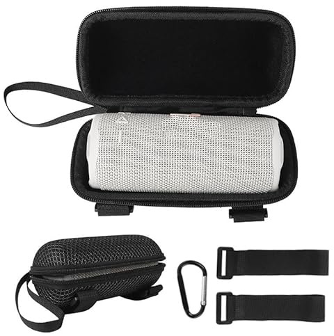 BeisDirect Custodia rigida in EVA per altoparlante Bluetooth compatto JBL Grip, antiurto, da viaggio, custodia protettiva per altoparlante, con moschettone e cinturino fisso per bici
