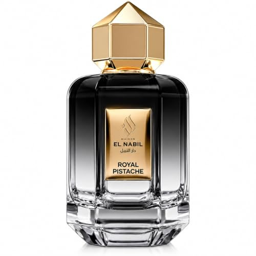 Maison El Nabil Royal Pistache - Eau de Parfum 65 ml - Perfume Dubai Unisex Hombre y Mujer - Vaporizador - Fragancia Avainillada, Cremosa, Ambarada - Idea Regalo