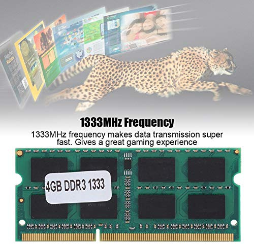 Generic Memoria RAM Estable para Portátiles DDR3 de 4 GB a 1333 MHz para Ordenadores Portátiles con Transmisión de Datos