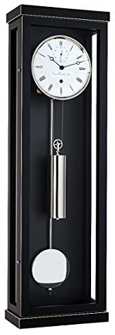 Hermle Pendelwanduhr Regulator Monatsläufer Schwarz 88cm- 70996-740761