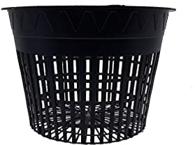 Hydro Crunch D94001114-24PC Netz-Topf-Set, 15,2 cm (Durchmesser), 24 Stück, 15,2 cm, Schwarz