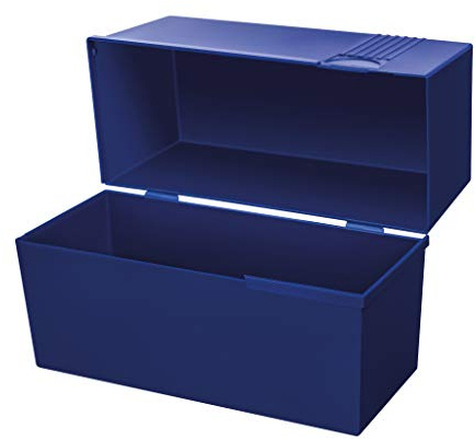 Herlitz Karteikasten / Lernbox / DIN A5 / Farbe: blau