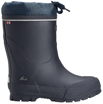 Viking Jolly Warm, Stivali da Pioggia Unisex - Bambini e ragazzi, Blu (Navy Grey), 32 EU