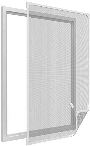 Sonnen-Insekten-schutz-Fenster-Magnet-Rahmen Insekten-schutz Fenster-Magnetrahmen 100 x 120 cm Fliegengitter Fliegengitter