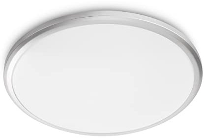 Philips LED Spray Bathroom Ceiling Light 2700K 17W IP44 [Warm White - White] For Indoor Lighting, Bathroom and Kitchen