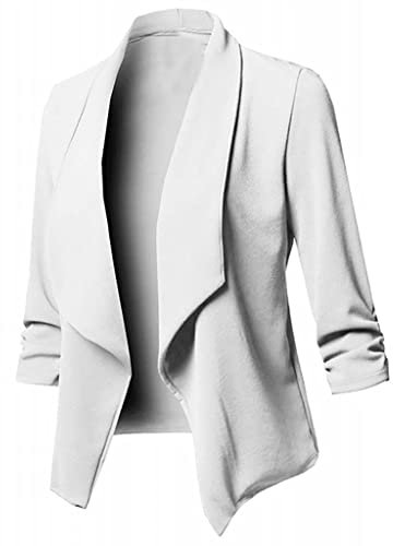 Schwarze Winterjacke Damen Long Coat Women 's Mäntel vordere Strickdigan-Ärmel