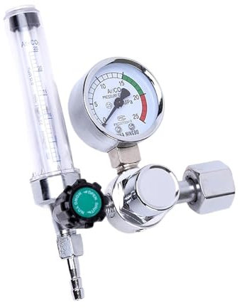 GSJNHY Argon-Regler 0–25 MPa Argon CO2 MIG Wig Durchflussmesser Gasregler Durchflussmesser Schweißen Schweißmessgerät Argon-Regler Druckminderer