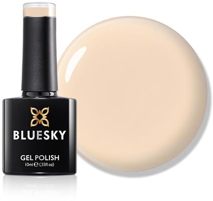 Bluesky Gel Nail Polish 10ml, Vanilla Dream - SS2401, Cream Nude Gel Nail Polish for 21 Day Manicure, Professional, Salon & Home Use, Requires Curing Under LED UV Nail Lamp
