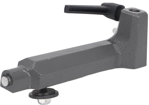 Base Portautensili per Tornio, Base Poggiautensili per Lavorazione del Legno in Ghisa con Diametro del Foro di 16 Mm, per Piccola Macchina Tornio