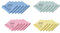 Vileda Professional Bayeta PURmicro Activa Azul, Roja, Verde, Amarilla - 20 Unidades