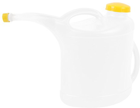 10 Liter Gießkanne Wasserkanne Kunststoff Frischwasser Kanne Camping Einfüllkanne mit zwei Griffen
