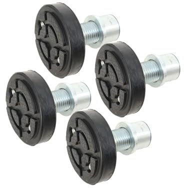 CDZHLTG 4pcs Pad Blocs pour Pont Elevateur, Coussinets de Cric en Caoutchouc, Bloc de Cric en Caoutchouc avec Filetage pour Lève-Voiture et Plate-Forme de Levage