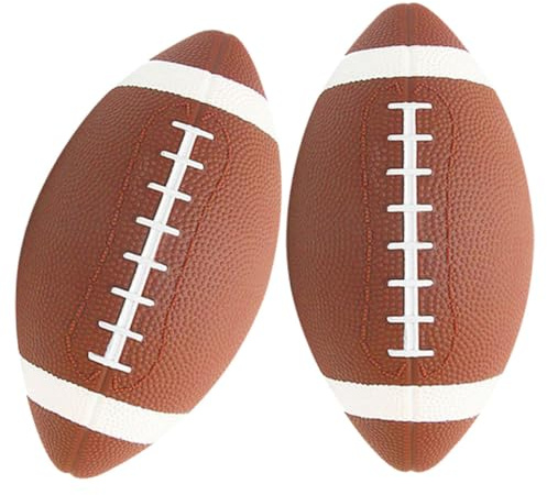 KOMBIUDA 2 Pezzi Pallone Da Rugby Per Bambini Pallone Gonfiabile Pvc Per Esterni