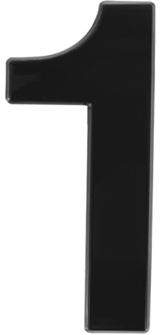 NUOBESTY Wall Mount Number Adhesive House Number Sign for Outside Plaque High Visibility