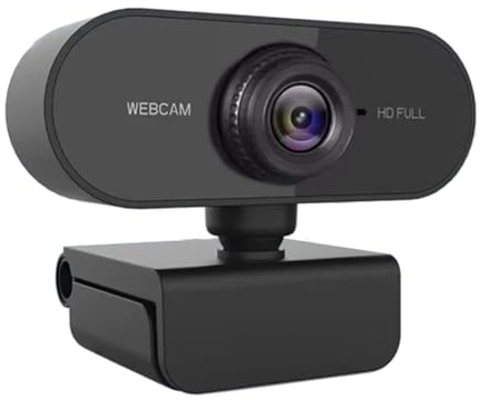 Guaber Cámara web 2K 1080P 720P 480P con micrófonos integrados de reducción de ruido y enfoque automático para videoconferencias