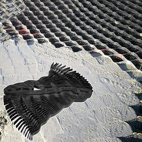 Caillebotis en plastique Grille de gravier for passerelle/zone de circulation, grille de stabilisation du sol, pavés/grilles d'allée, panneau de grille de contrôle de l'érosion de boue perméable Caill