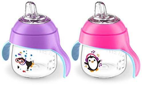 Philips AVENT SCF751/29 Learning Cup with Spout 200 ml – Learning Cups with Spout (6 Months), Multicoloured, Polypropylene (PP), Silicone, Indonesia, 200 ml, 100 g