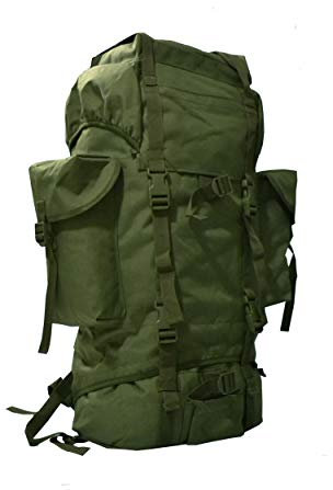 AR TACTICAL BW Kampfrucksack 65 Liter Outdoor Trekking Wandern Rucksack (Oliv)