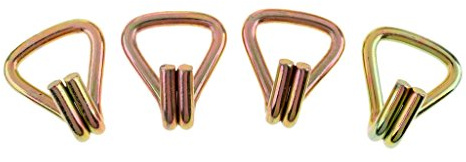 4 Stücke Universal Ratsche Strap J Haken Ersatz Binden J-Haken für Rasenausrüstung, bewegliche Geräte, Motorrad 4er Set