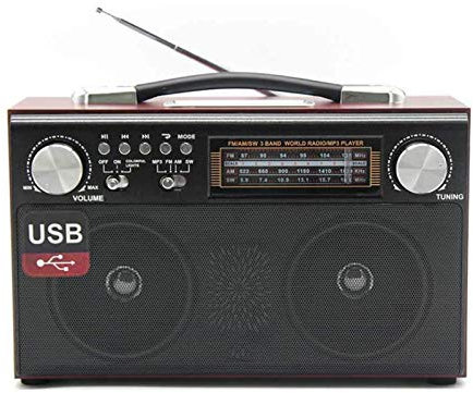 JHKJ Radio Retro, Radio Retro Bluetooth Am/FM/SW Tablero de Mesa con Receptor y Reproductor de CD Tarjeta USB/TF / MP3 Conexión Inalámbrica Entrada de Audio AUX,Negro