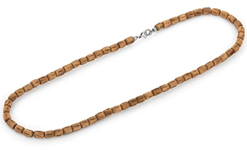 LOCAL LEAGUE Herren Surfer Halskette mit Perlen, Holzperlen für Männer, Freund, Strandurlaub, Australischer Surf-Stil Perlenkette, Tribal, Urlaub, Festival, BEACH Party 46 cm