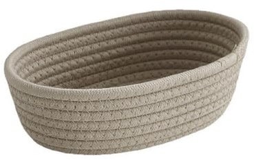 Aufbewahrungsbehälter aus Baumwollgarn im Strickschiff-Design