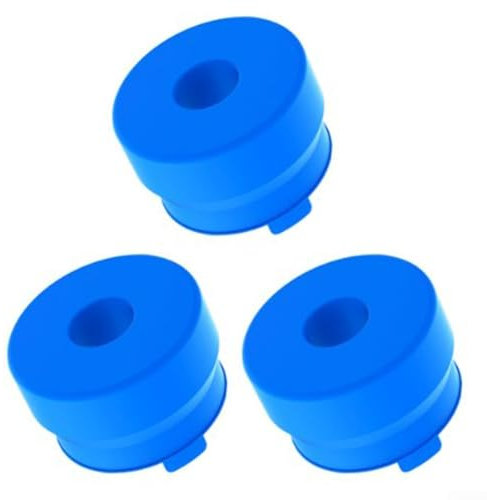 HEBEOT Water Bottle Cap Replacement Reusable Bucket Water Bucket Lids Bucket Water Bucket Lids Silicone Water Bucket Cover Blue(3PCS)