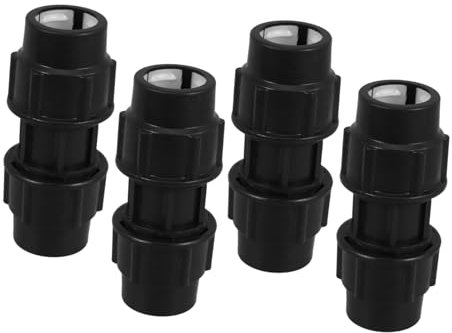 Happyyami 4pezzi Connettore per Tubi Flessibili Sdoppiatore per Irrigazione Goccia Adattatore in Plastica per Tubi da Giardino Raccordo per Irrigatori Goccia Connettore Rapido per Acqua