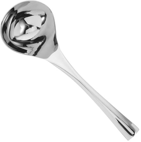 PRETYZOOM Cuchara Para Salsa y Sopa De Acero Inoxidable 8.3 Pulgadas Lavavajillas Acabado Brillante