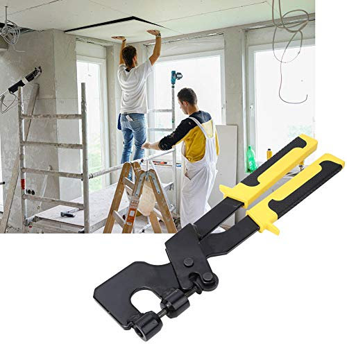 Fdit Resistencia de los Espárragos con de Acero CRV para Unir Paredes de Partición seca: Adaptada a la Reparación de la Casa, Renovación del Taller Oxidoatación Negra, de Goma 1 X Pinzas