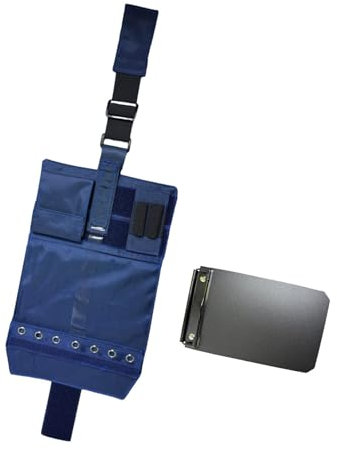 predolo Planche à genoux pour pilote, presse-papiers et porte-stylo, accessoires, cadeau, organisateur flexible, planche à jambes d'aviation pratique,