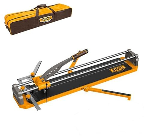 Ingco HTC04802 Tagliapiastrelle manuale 80 cm 800 mm Taglio Dritto Diagonale in Borsa