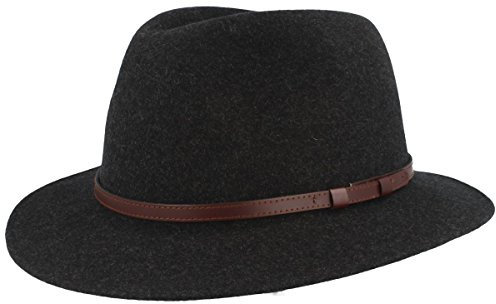 Breiter Outdoor Filzhut, Trekkinghut Wasserabweisend, Faltbar, Ledergarnitur, Damen und Herren