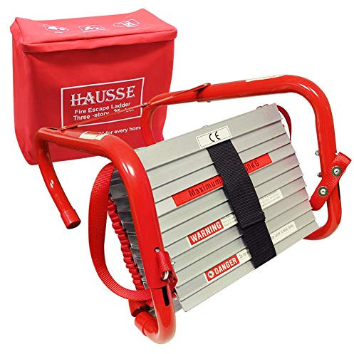 Hausse Einziehbare 3-stöckige Feuerleiter, 7,5 m