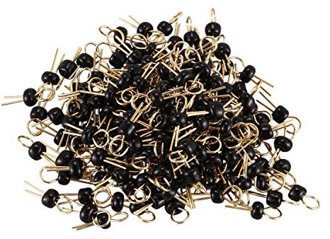 Jdeijfev 200pcs Black Soldering PCB Board Breadboard Measuring Point Pin