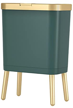 F Fityle Cuisine Poubelle Poubelle Poubelle Poubelle Seau de Stockage de Grande Capacité, Vert