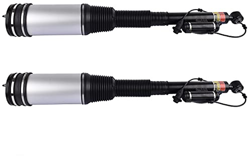 2 amortiguadores traseros con suspensión neumática para Clase S W220 98-05 | Compatibles con Mercedes Clase S W220 S280 S320 S350 S400 S430 S500 2203205013, 2203202338, 2203207813, 2203207913