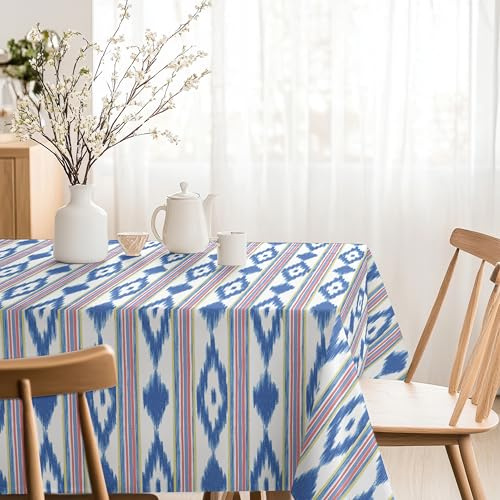 Martina Home Harzbeschichtete Tischdecke Inseln, 180 x 140 cm, Mehrfarbig