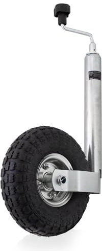 BITUXX Anhänger Stützrad mit Luftreifen bis 136Kg Höhen Verstellbar