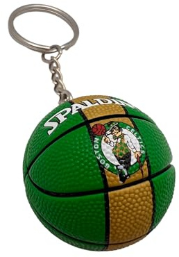 Generico Porte-clés en forme de ballon NBA compatible avec Boston Celtics Basketball Gadget Accessoires Idée cadeau Créatif 3D pour Homme Femme Enfant Pendentif