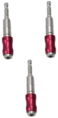 Hemobllo 3stücke Magnetischer Bithalter Verlängerungsadapter Flexibel Drehbar Für Bohrer Und Akkuschrauber Aus Hochwertigem Für Enge Räume Und Präzise Arbeiten Mit Robuster Bauweise