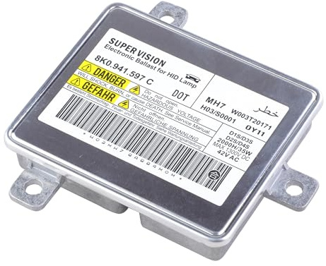 YAOPEI Ballast Xenon D3S pour VW Transporter Touran Tiguan Touareg Sharan | Ballast de Phare pour Audi A1 A3 A4 A5 A6 A7 A8 Q3 Q5 RS3 RS5 Phare de Ballast HID Xenon 8K0941597 8K0941597C