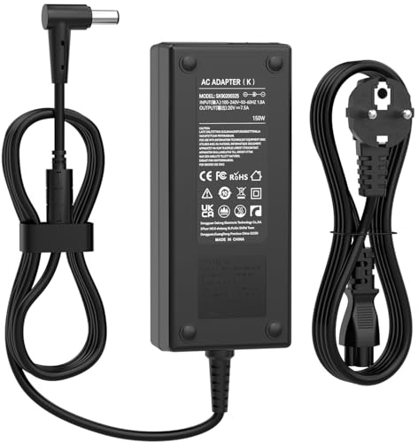 150W Ladegerät Netzteil Ladekabel Kompatibel für Asus TUF Gaming A15 A17 F15 F17 FX505 FX505DT FX505GT FX705GT FX566 FX705 FX506 FX706 FX766 A18-150P1A, ROG G531GT G531GD G731GT ADP-150CH B Adapter
