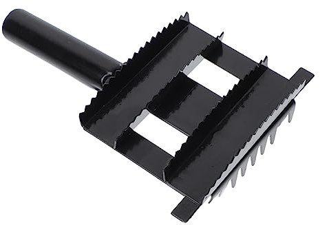 PEPLAYTAL 1 Stück Veterinärpflegebürste Pferdehaarkamm Kleiderbürste Aus Rosshaar Pflegemittel Für Die Pferdepflege Juckreizbürste Für Haustiere Pferdebürste Viehkamm Kratzkamm Eisen Black